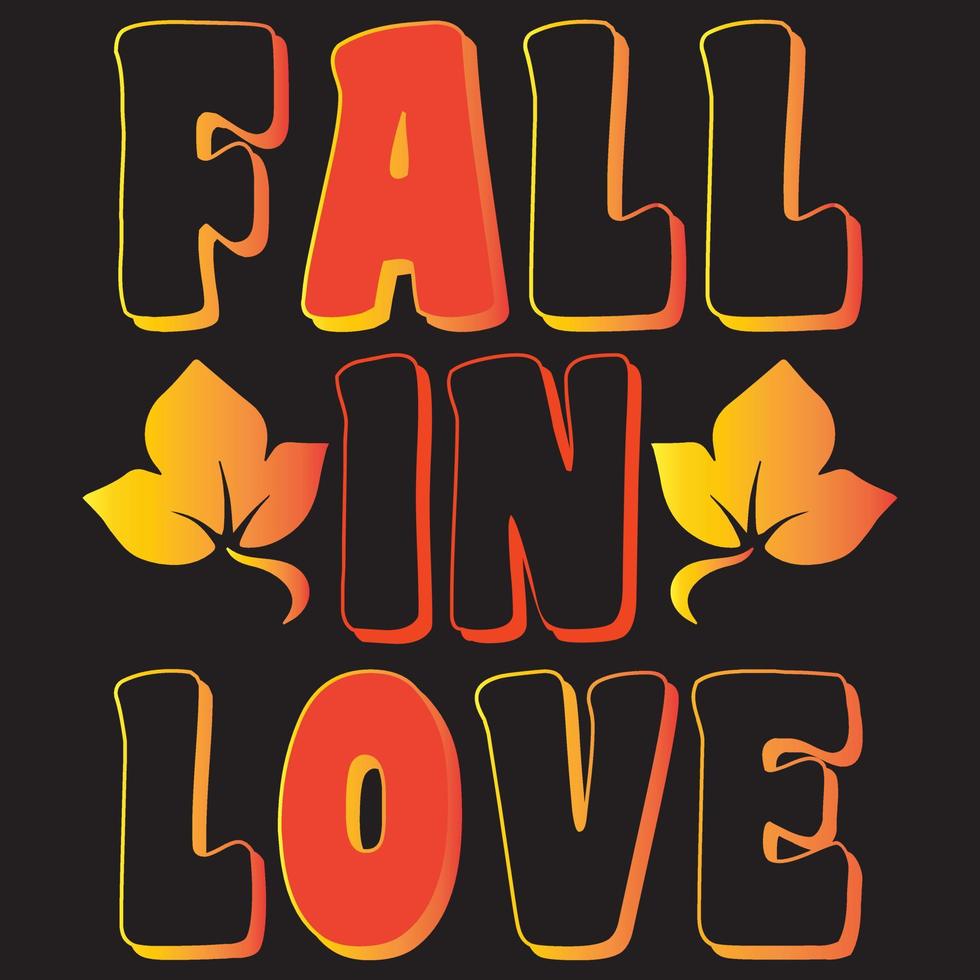 Fall in Love vector