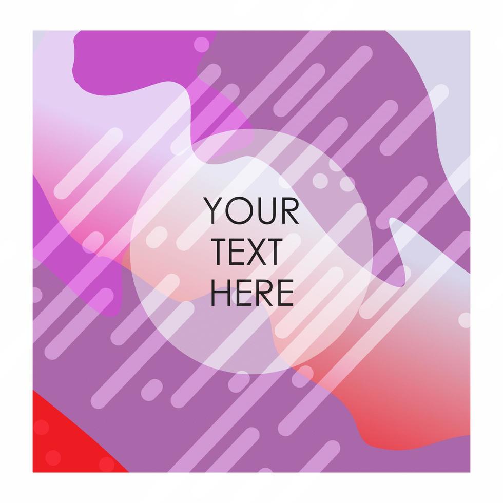 Colorful background with typography vector