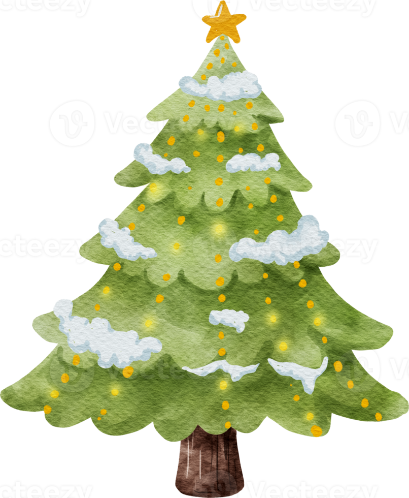 Weihnachtsbaum Aquarell png