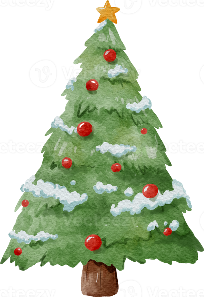 Christmas Tree Watercolor png