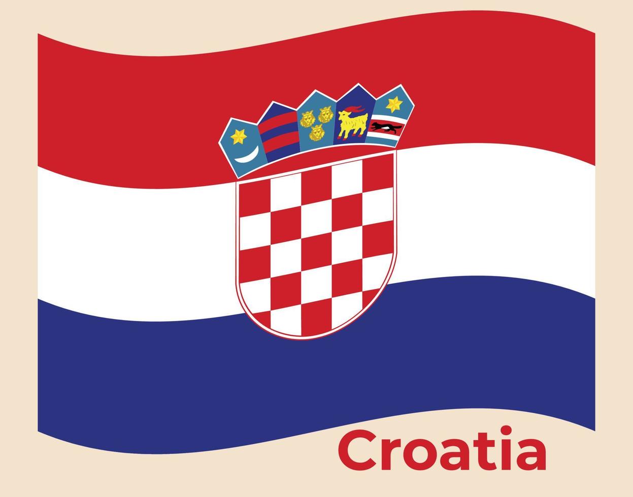 Croatia Flag Vector Illustration