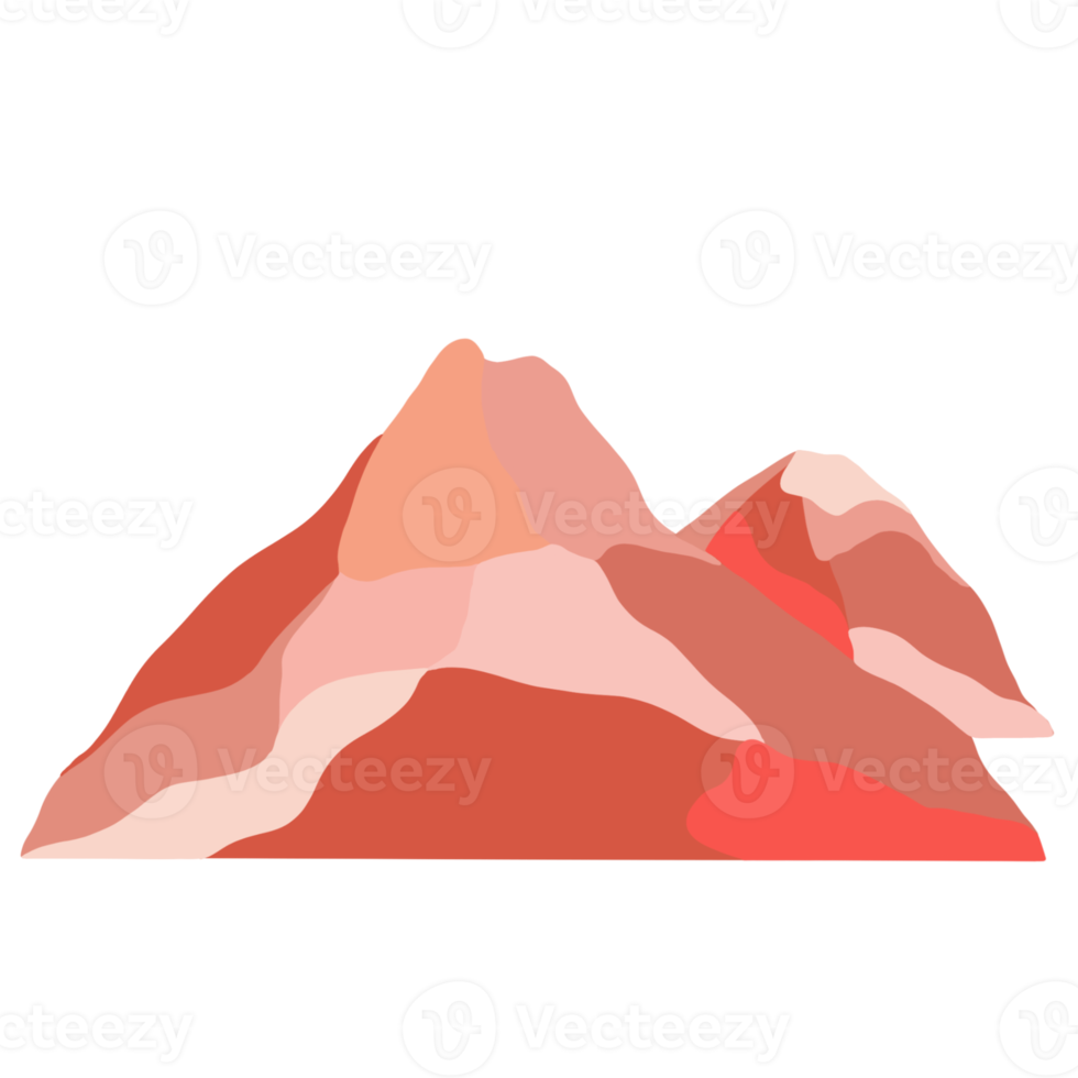 Illustration of mountains. png