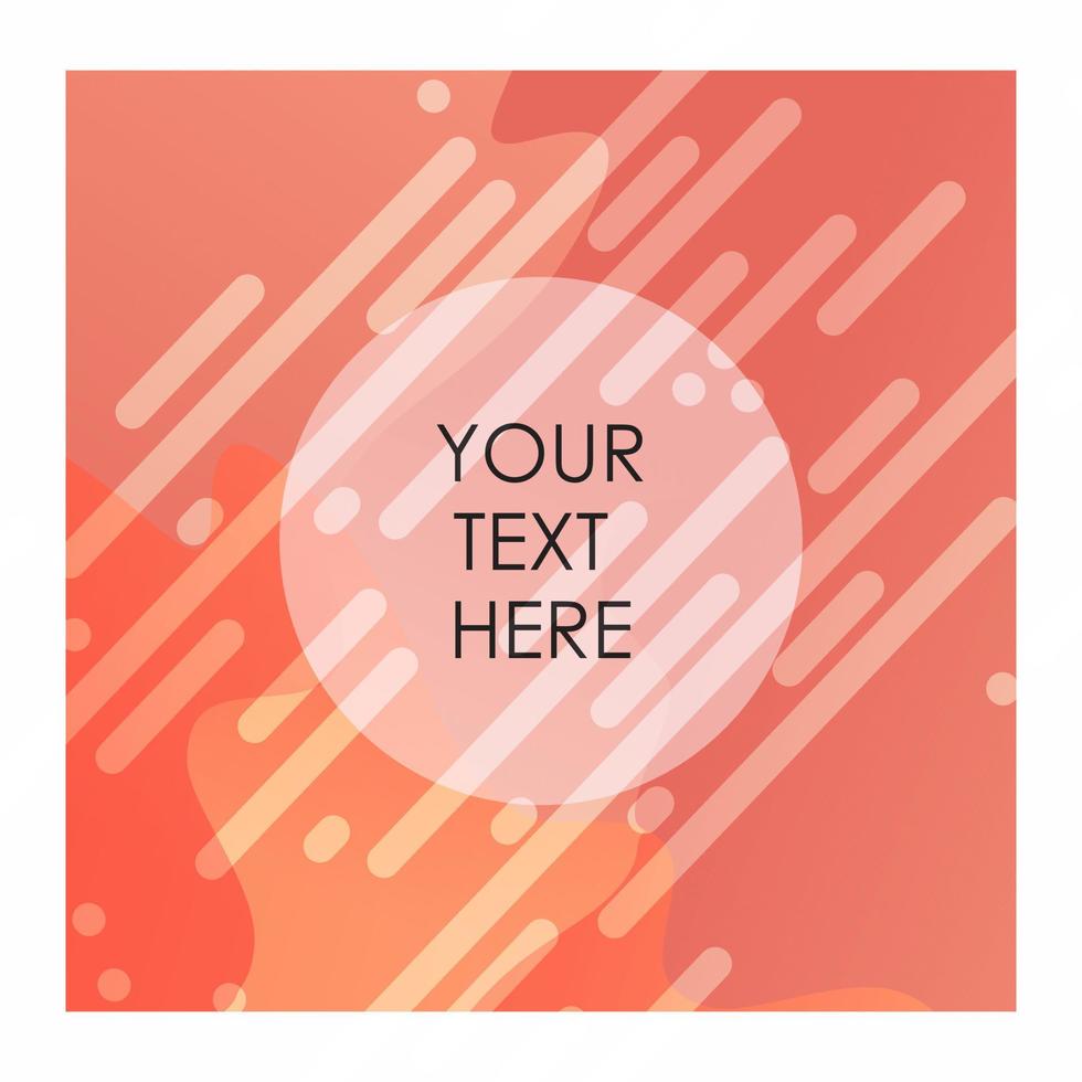 Colorful background with typography vector