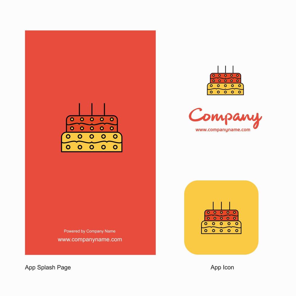 Birthday Cake Company Logo App Icon And Splash Page Design Creative birthday-cake-company-logo-app-icon-and-splash-page-design-creative