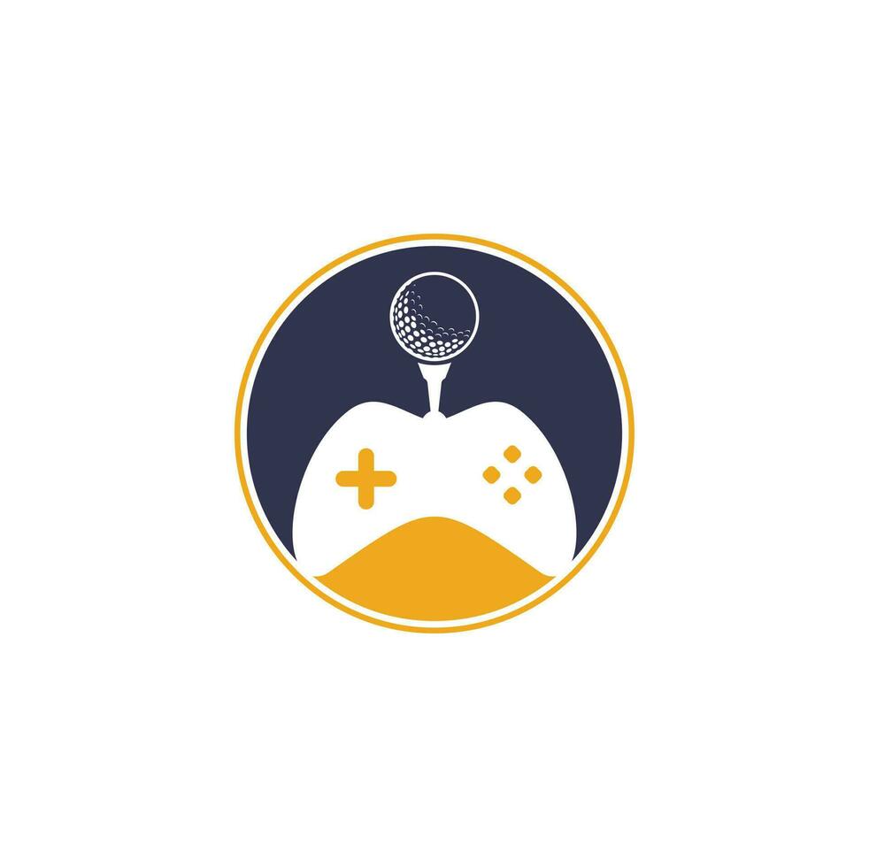 plantilla de diseño de logotipo de juego de golf. elemento de diseño de logotipo de icono de juego de golf vector