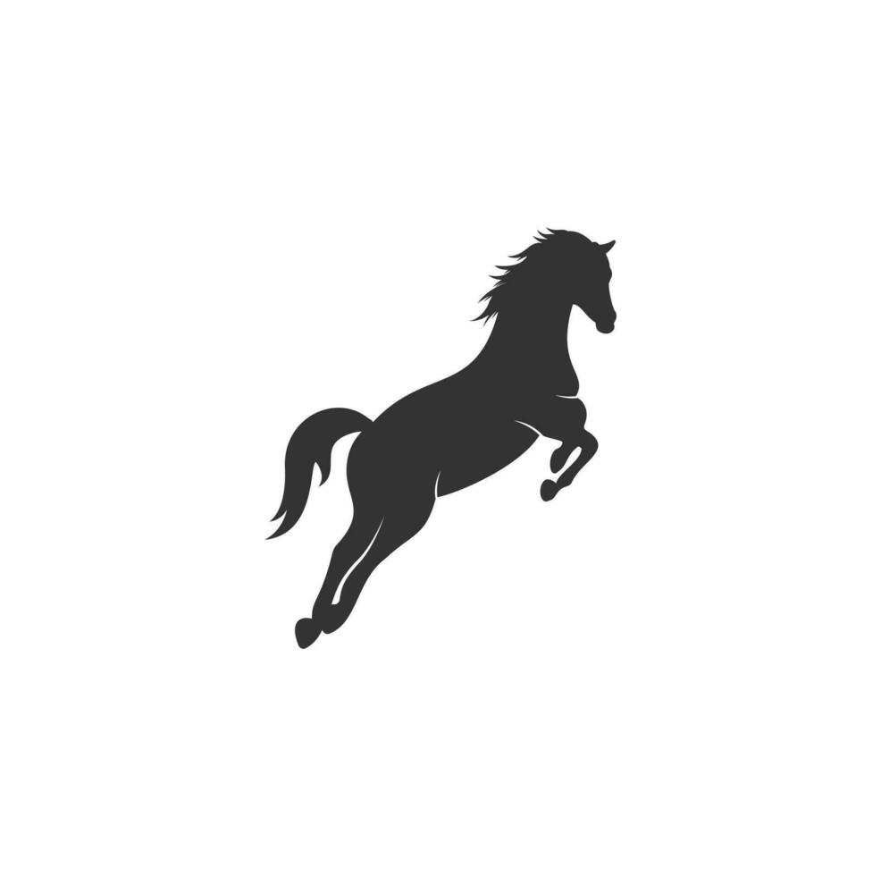 Horse vector logo design. Horse sign icon.