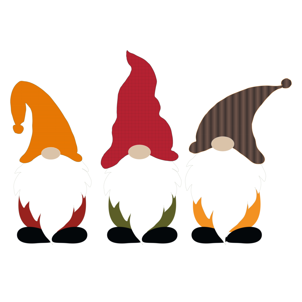 gnomos de otoño con elementos de otoño. diseño de camisa de otoño. diseño de camiseta de gnomos de otoño diy. gnomos con hojas, calabaza. sublimación de otoño. png