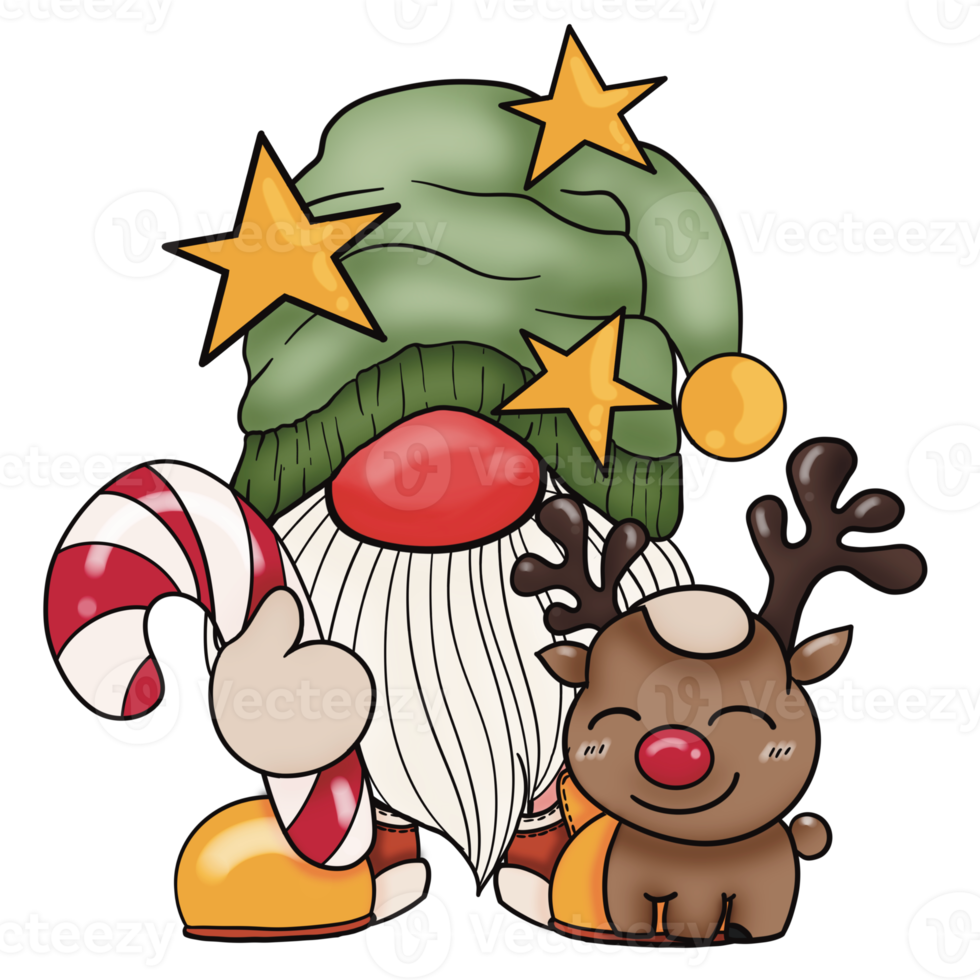 Christmas gnome in Holiday png
