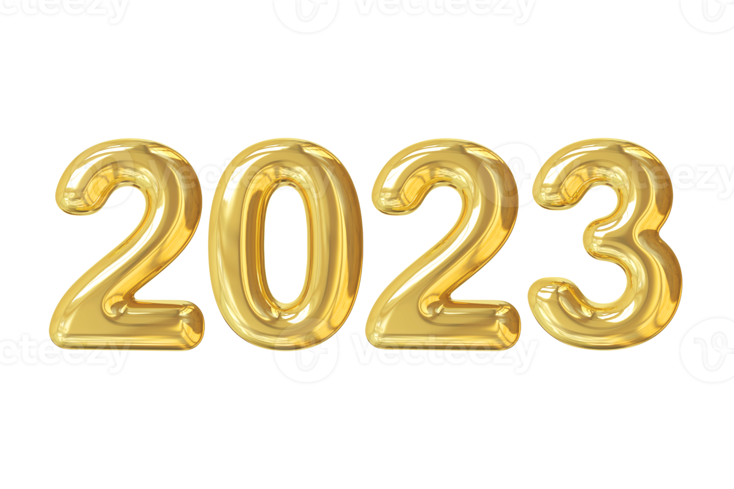 2023 begrepp, Lycklig ny år 2023. typografi logotyp 2023 för firande, 3d färgrik trendig text för varumärke, baner, omslag, kort, social media, png. png