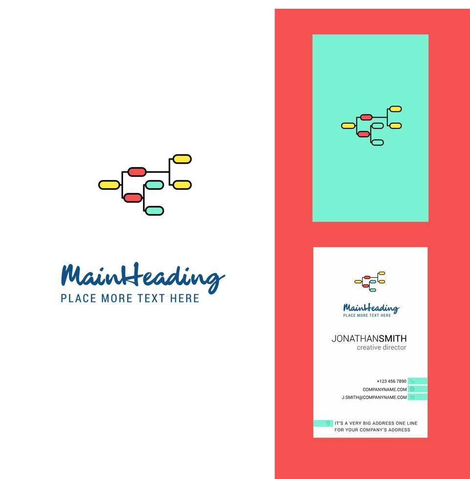 Network Creative Logo and business card vertical Design Vector