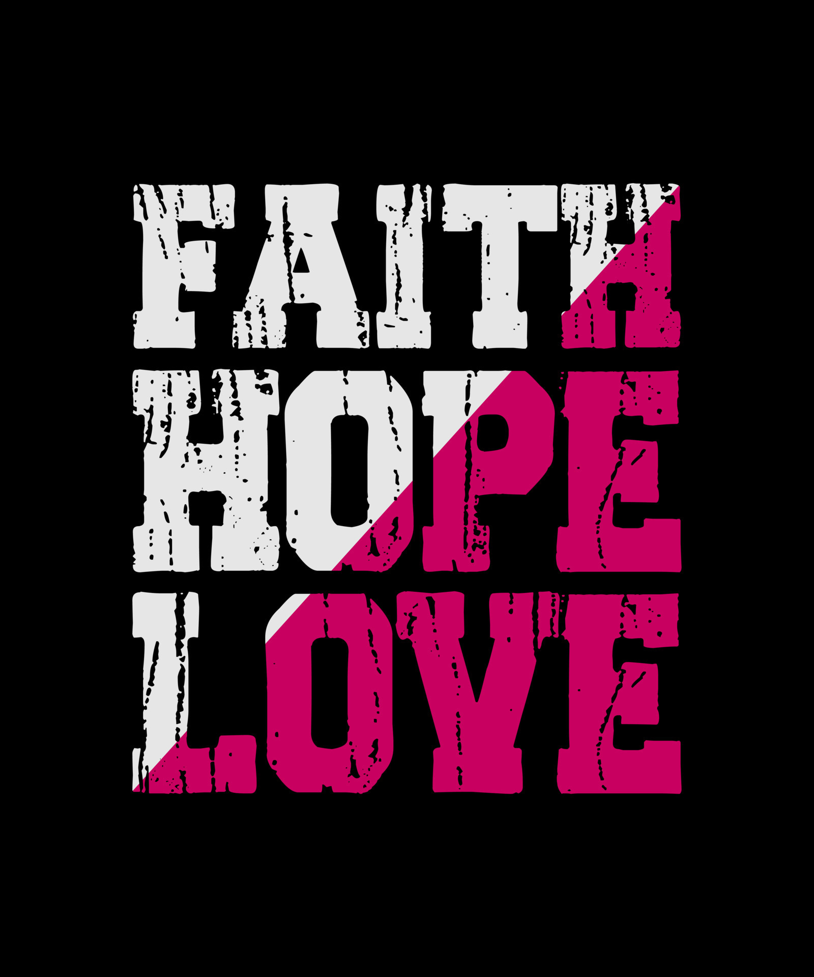faith hope love t shirt design 14040528 Vector Art at Vecteezy