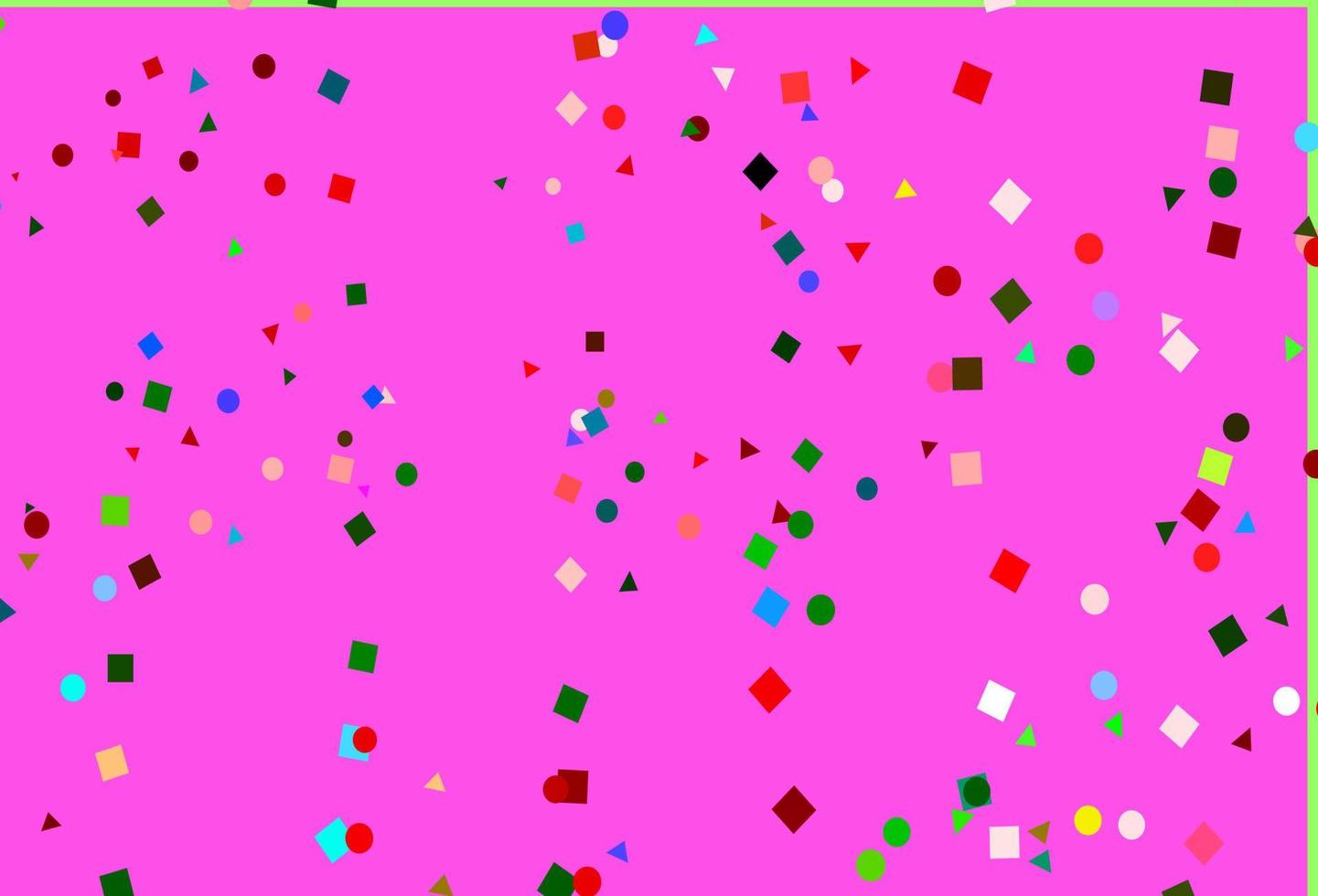 Light Multicolor, Rainbow vector backdrop with lines, circles, rhombus.