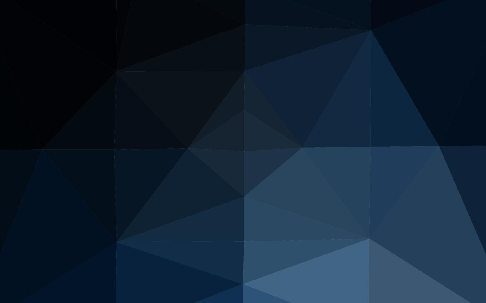 Dark BLUE vector triangle mosaic cover.