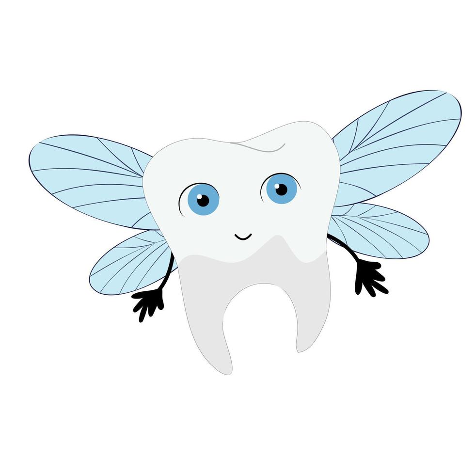 Fairy Tooth Character vector