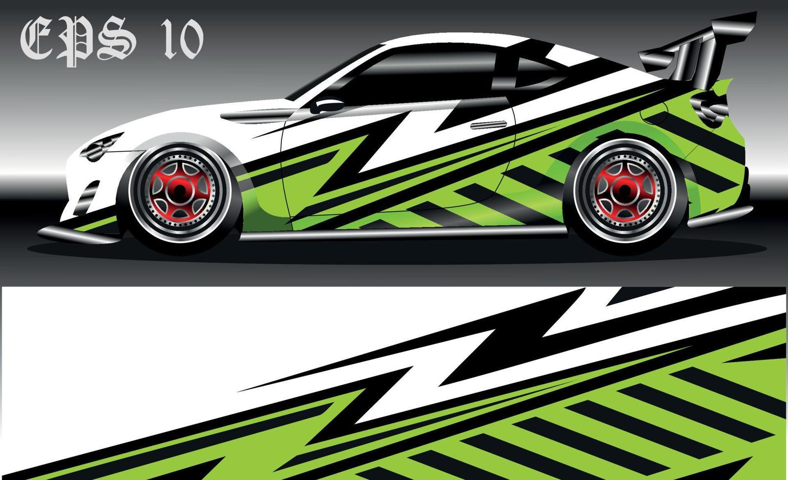 car wrap abstract racing graphic background for vinyl wrap and stickers vector