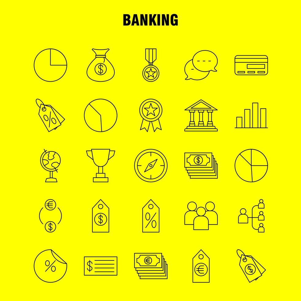 Banking Line Icon for Web Print and Mobile UXUI Kit Such as Achievement Award First Medal Prize Achievement Award First Pictogram Pack Vector