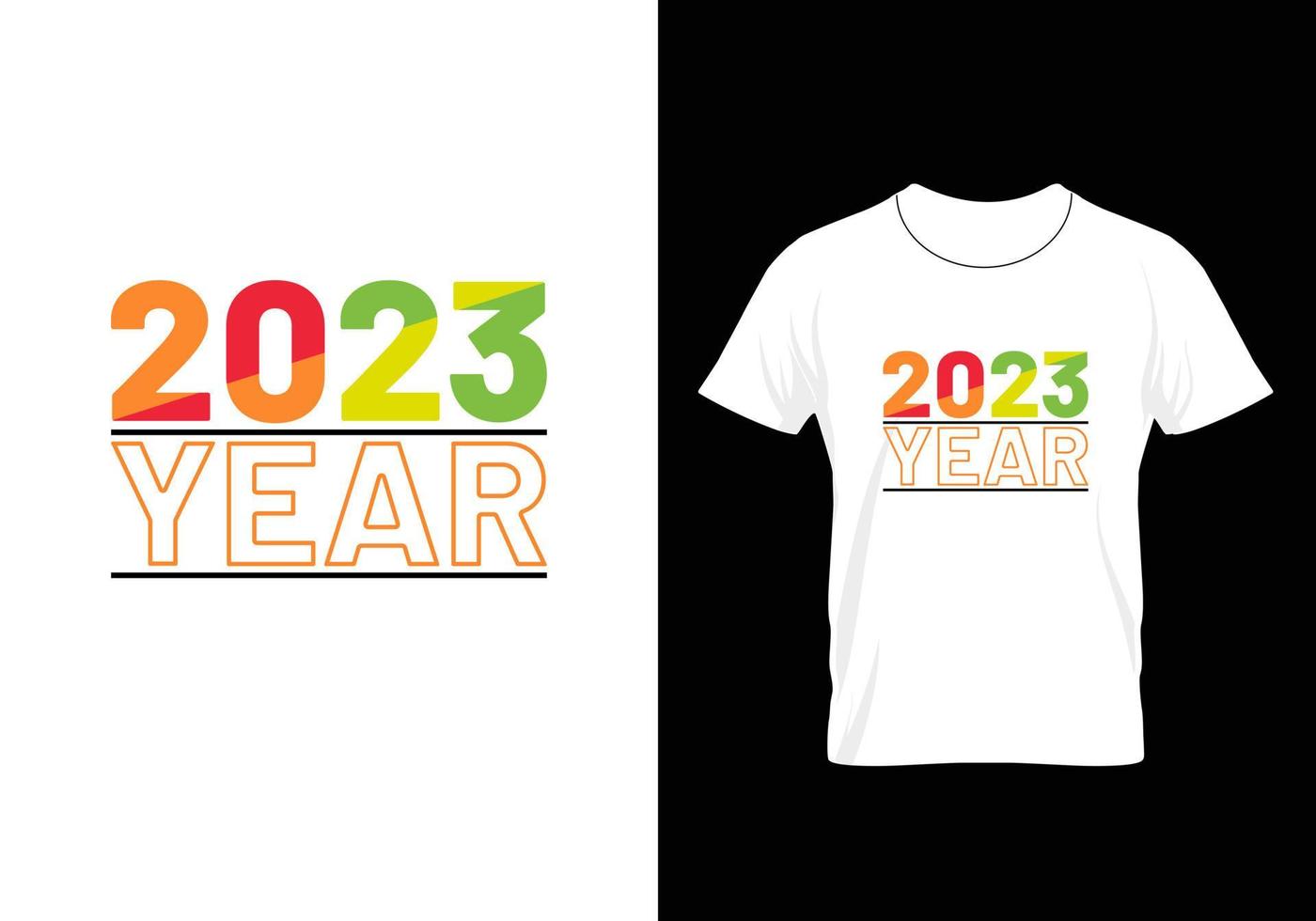 Best Typography Christmas and Happy new year T-shirt design vector