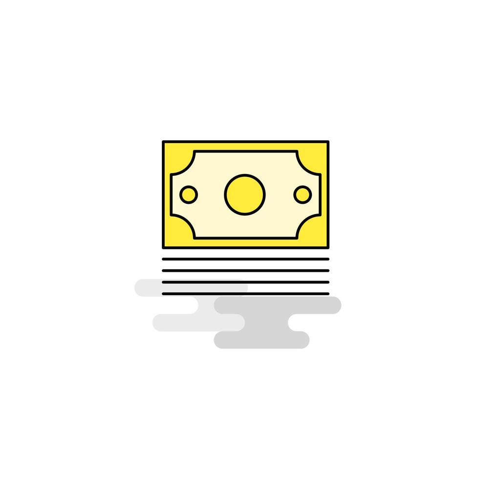 Flat Dollar Icon Vector