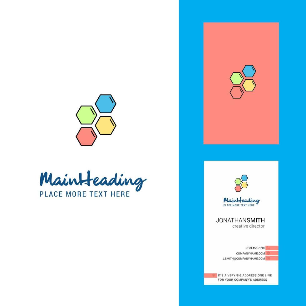 Shells Creative Logo and business card vertical Design Vector