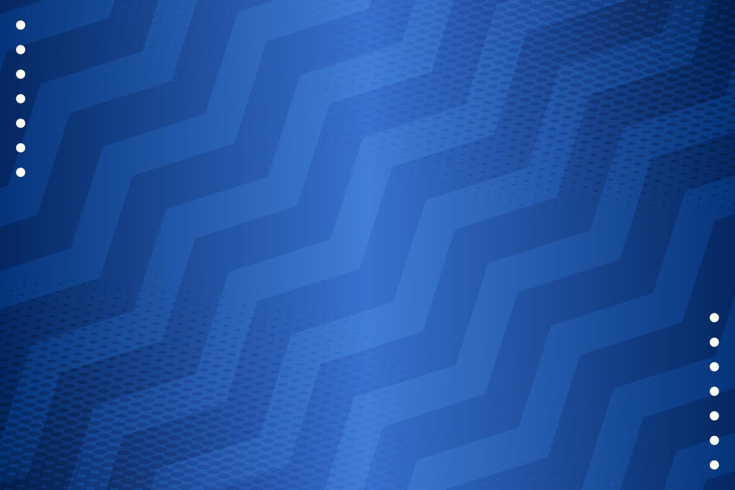 Blue abstract zigzag diagonal background vector