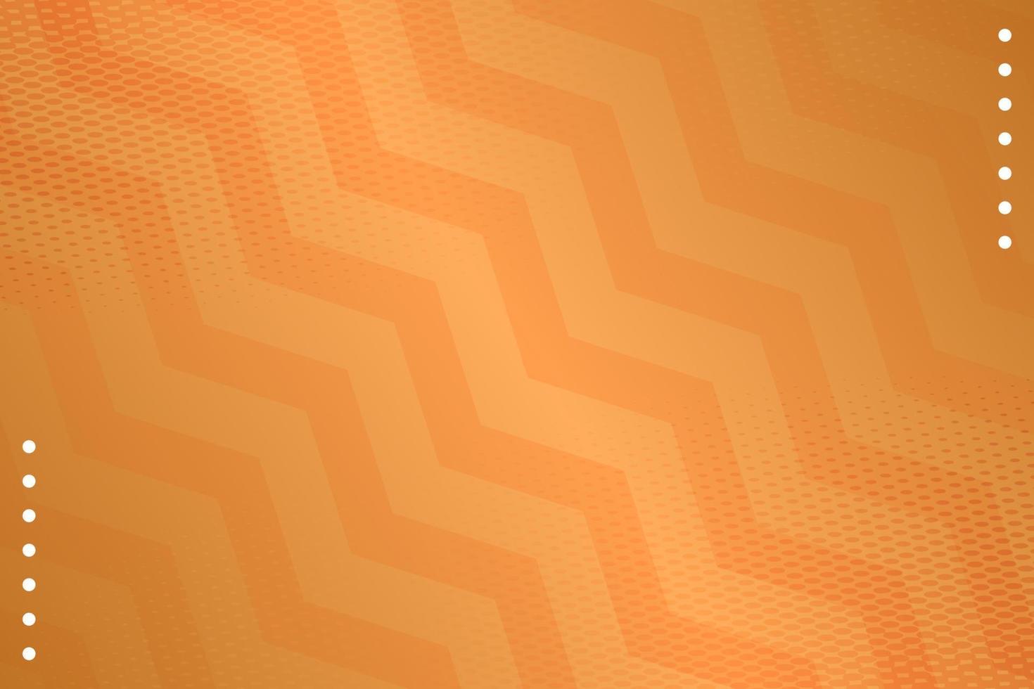 Fondo diagonal en zigzag abstracto naranja vector