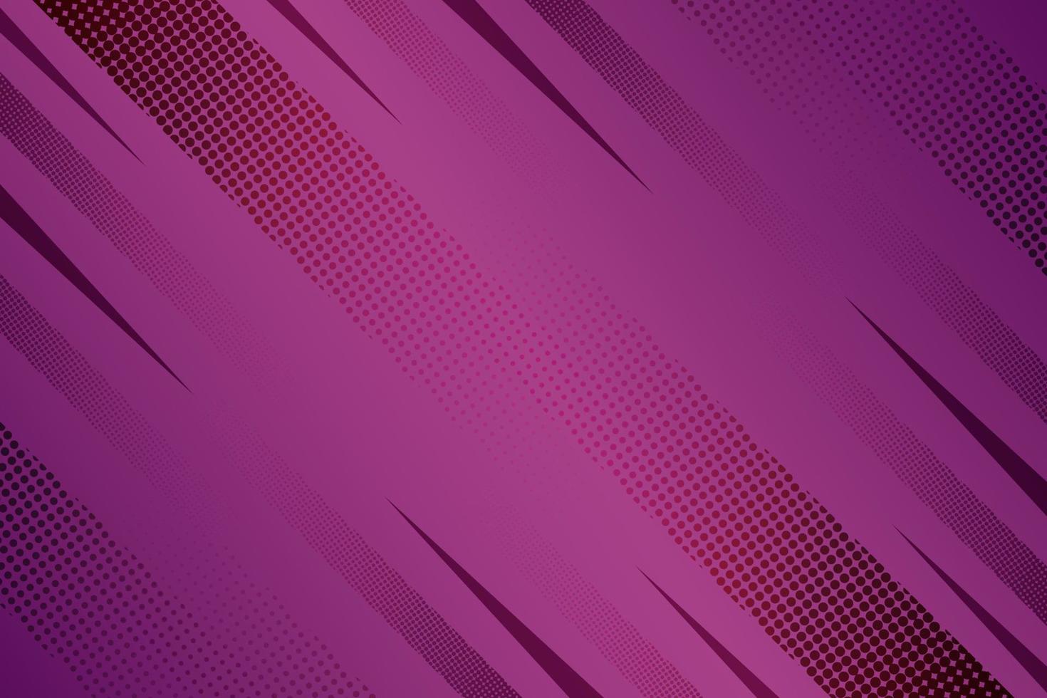 Purple abstract comic style with halftone background vector