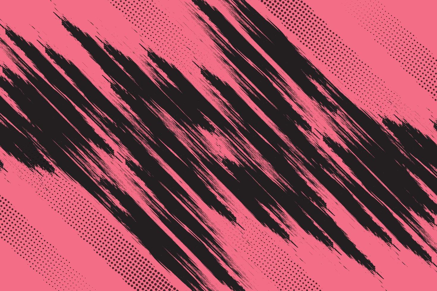 Black and pink abstract grunge texture with halftone background vector