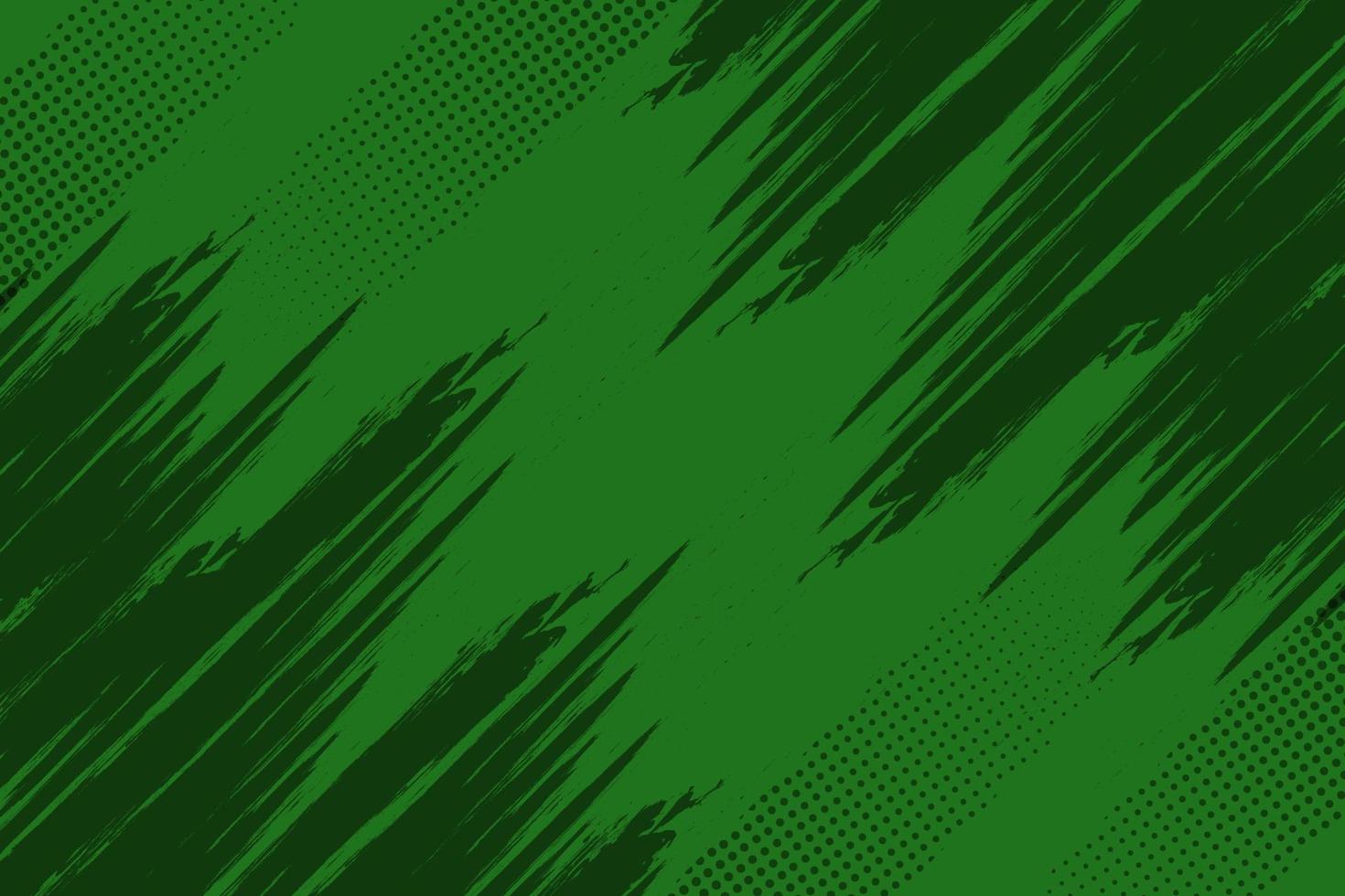Green abstract grunge texture with halftone background vector