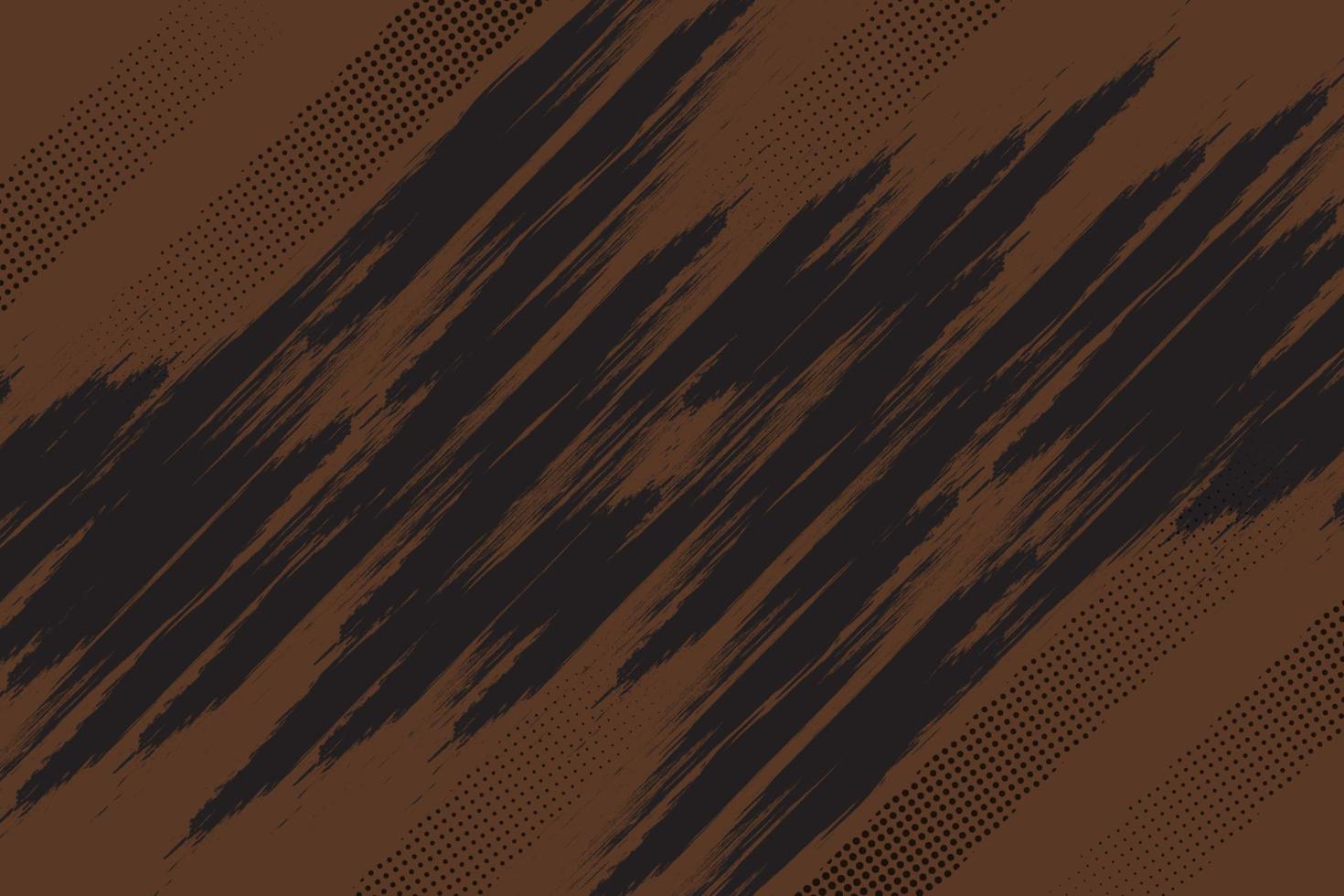 Black and brown abstract grunge texture with halftone background vector