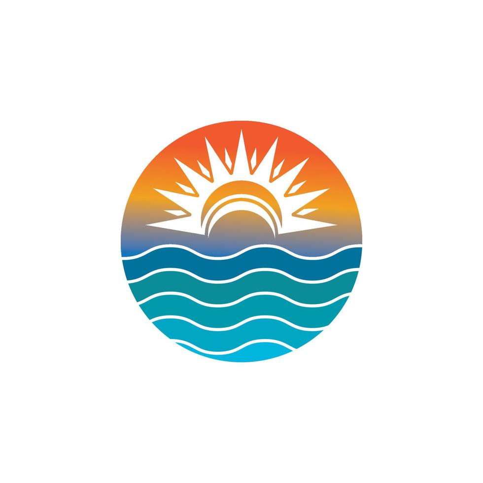 Sun vector illustration icon