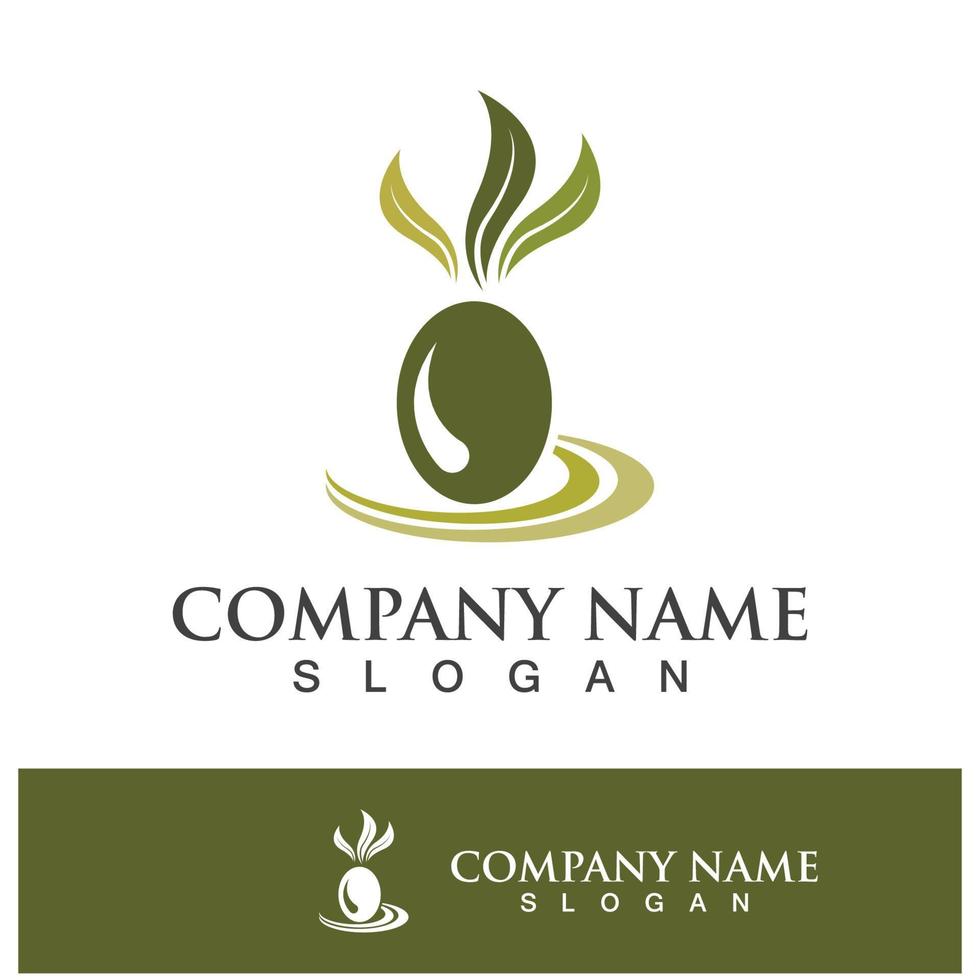 Extra virgin olive oil logo design vector