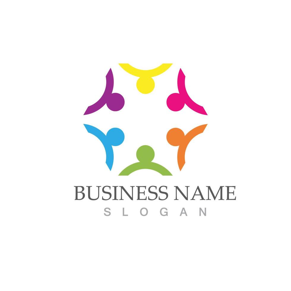 Community, network and social icon vector