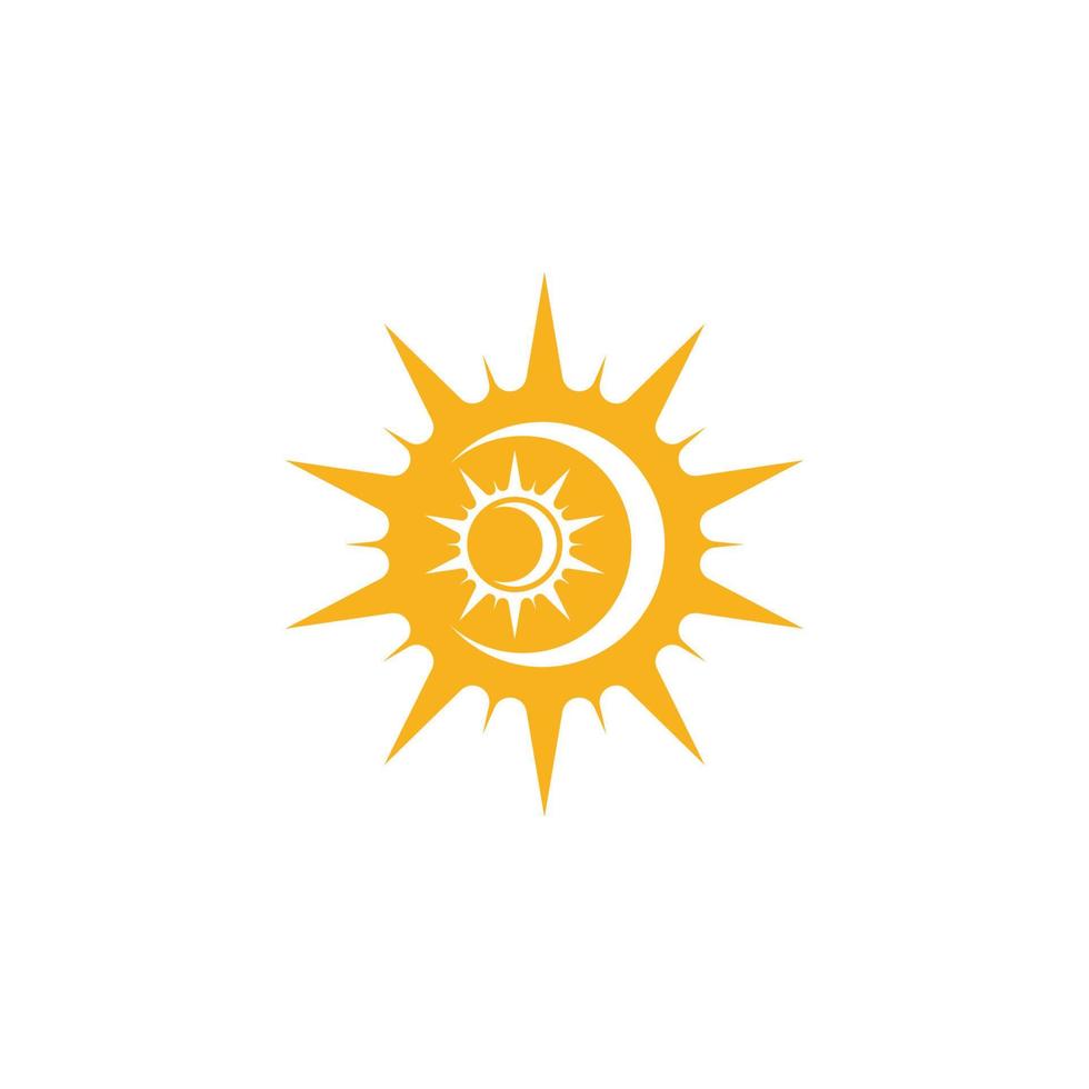 Sun vector illustration icon