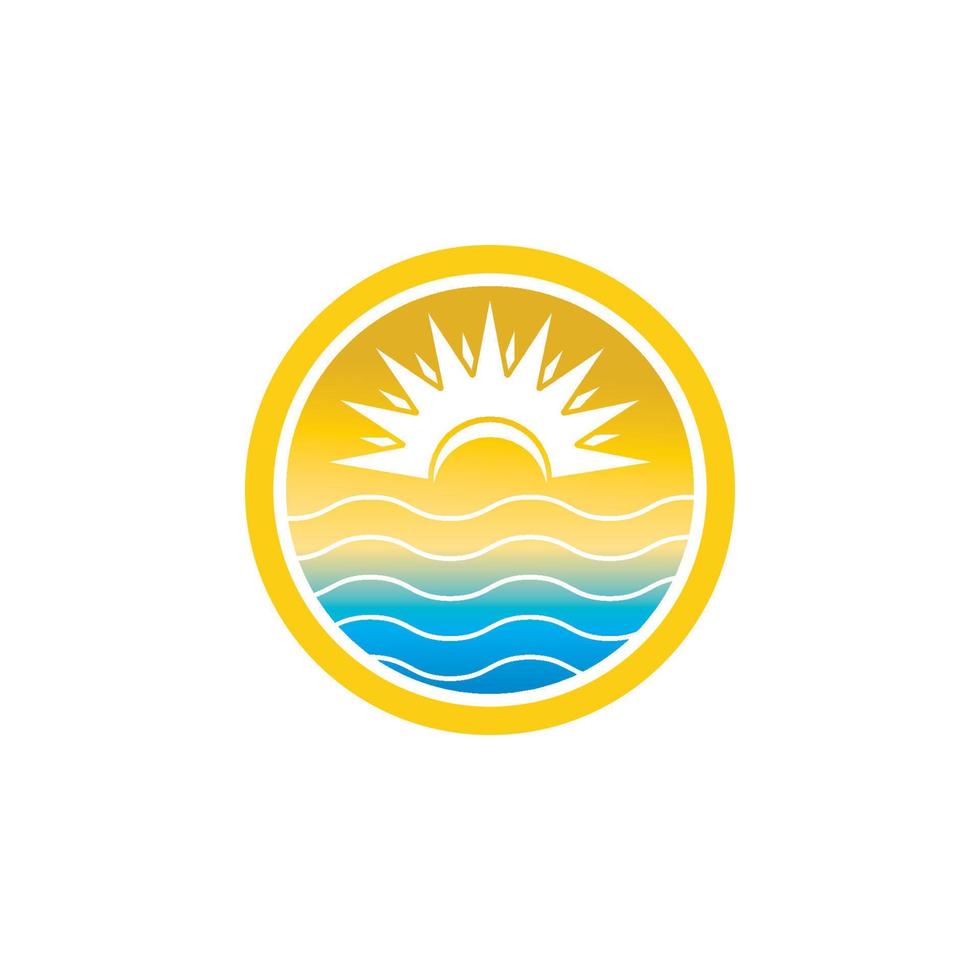 Sun vector illustration icon