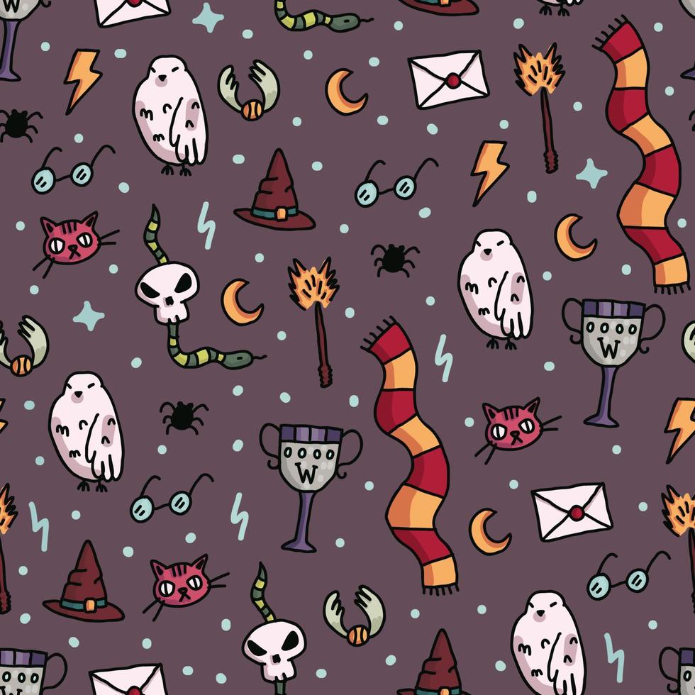 Seamless Magical Pattern vector