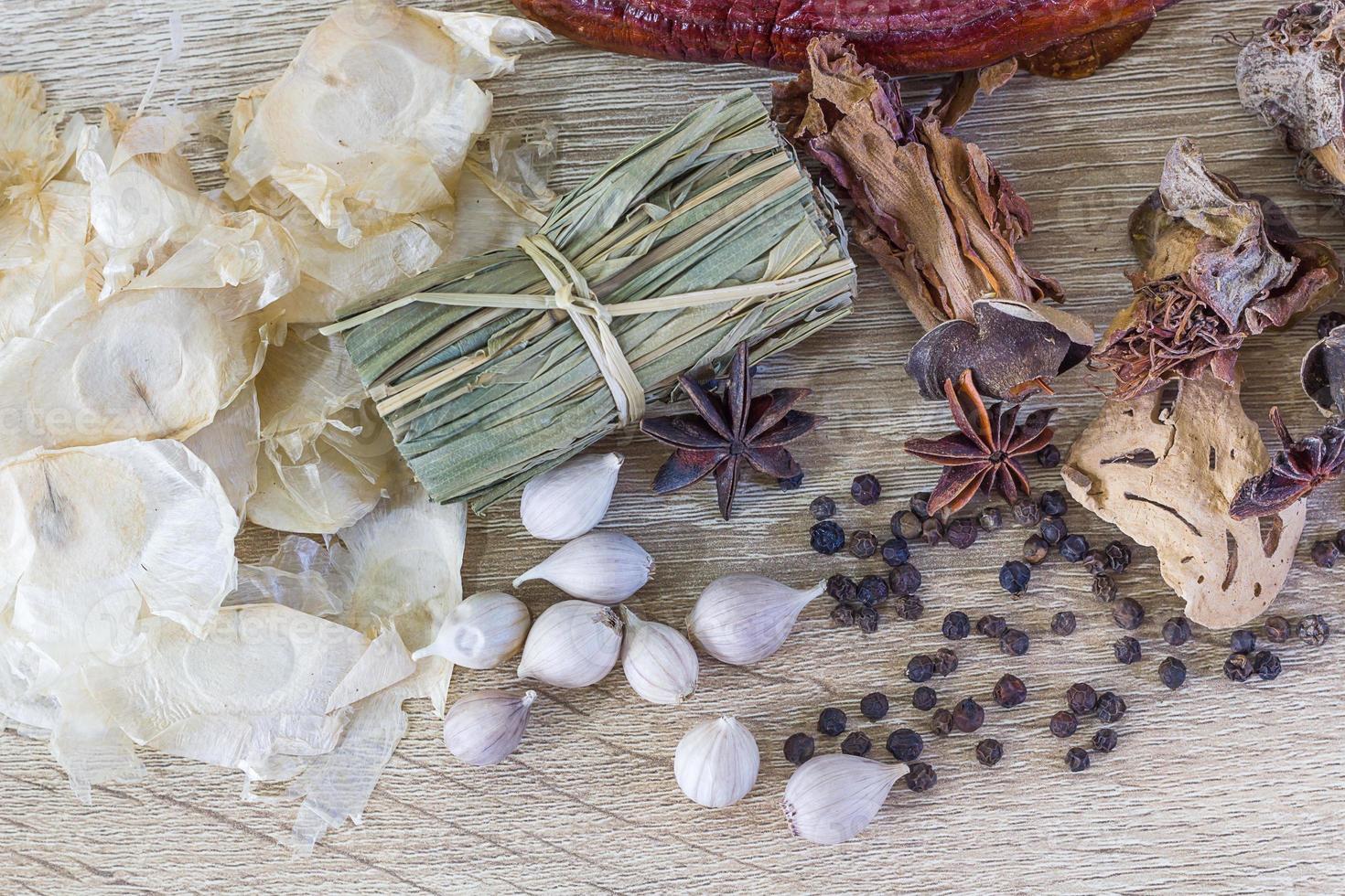 Healthy thai cooking concept photo