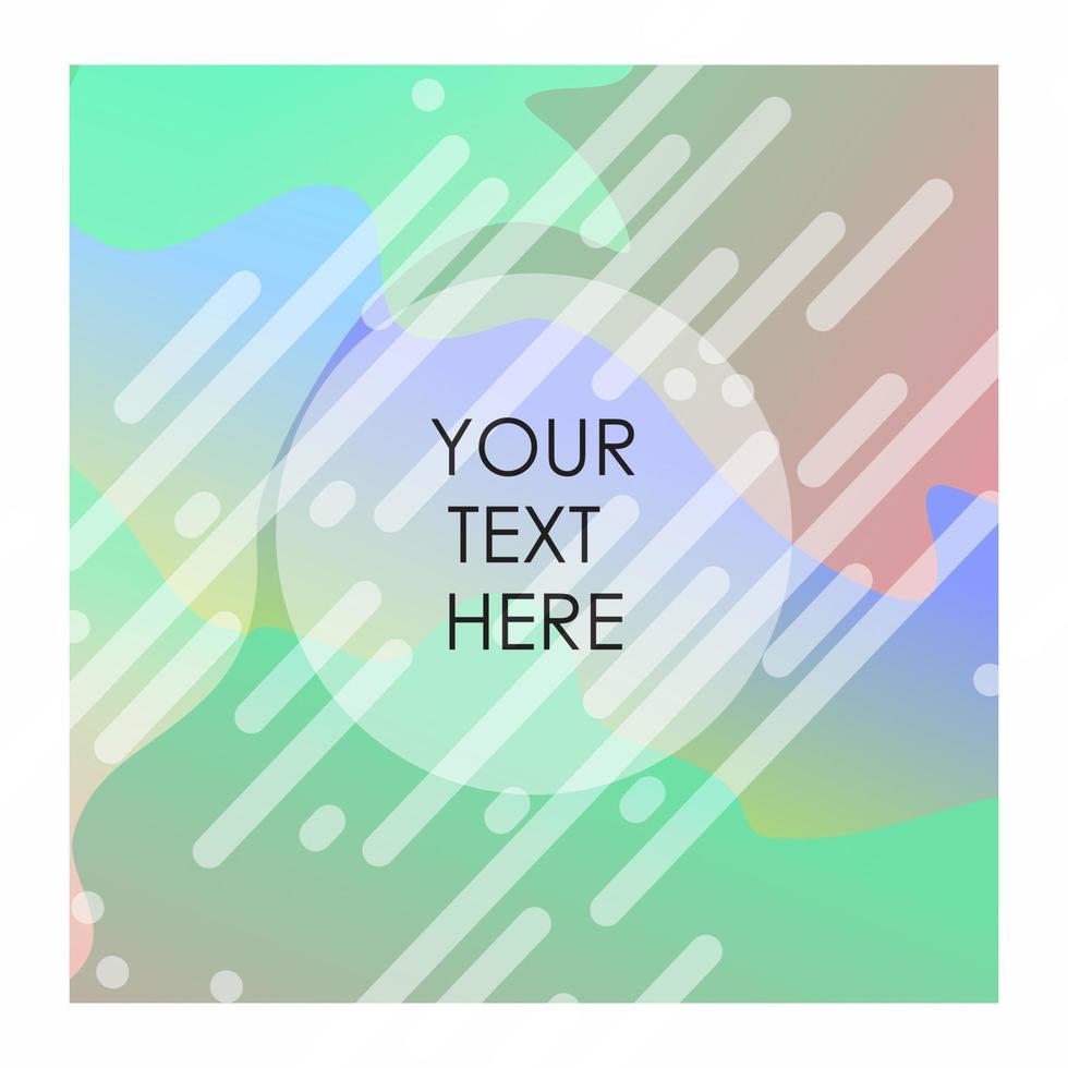 Colorful background with typography design vector
