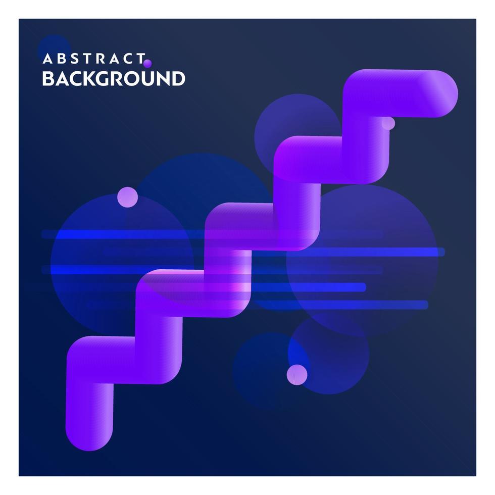 Abstract line background with blue background vector