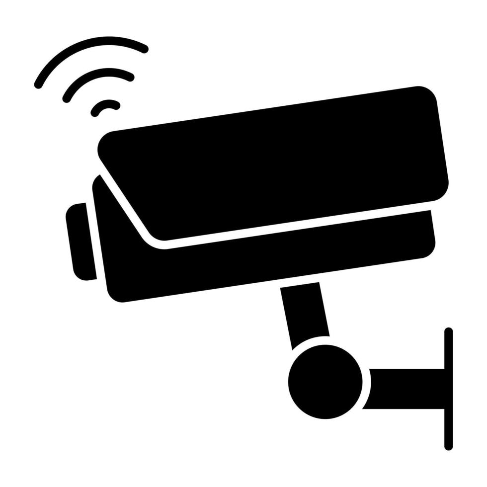 A unique design icon of smart cctv camera vector