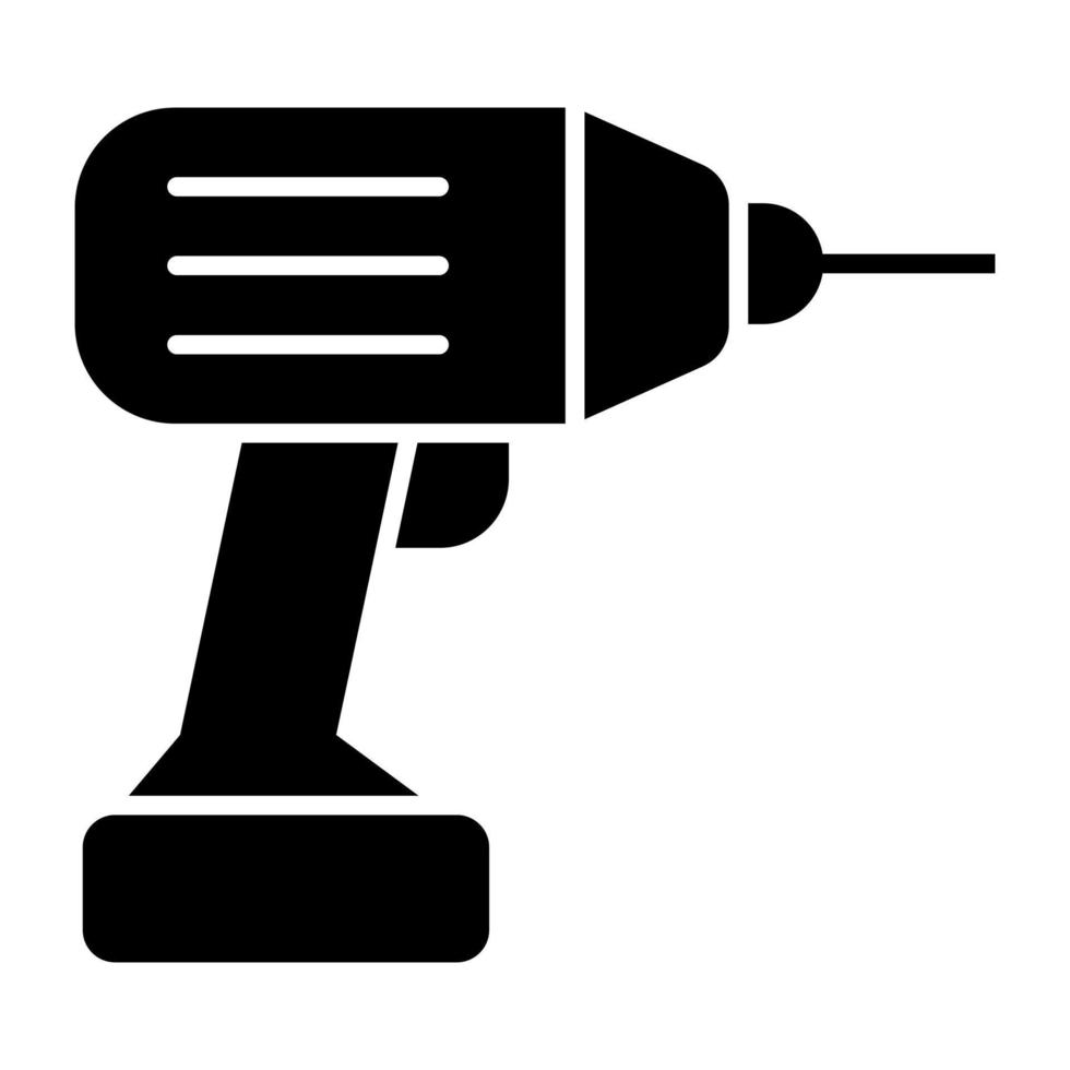 Premium download icon of drilling machine vector