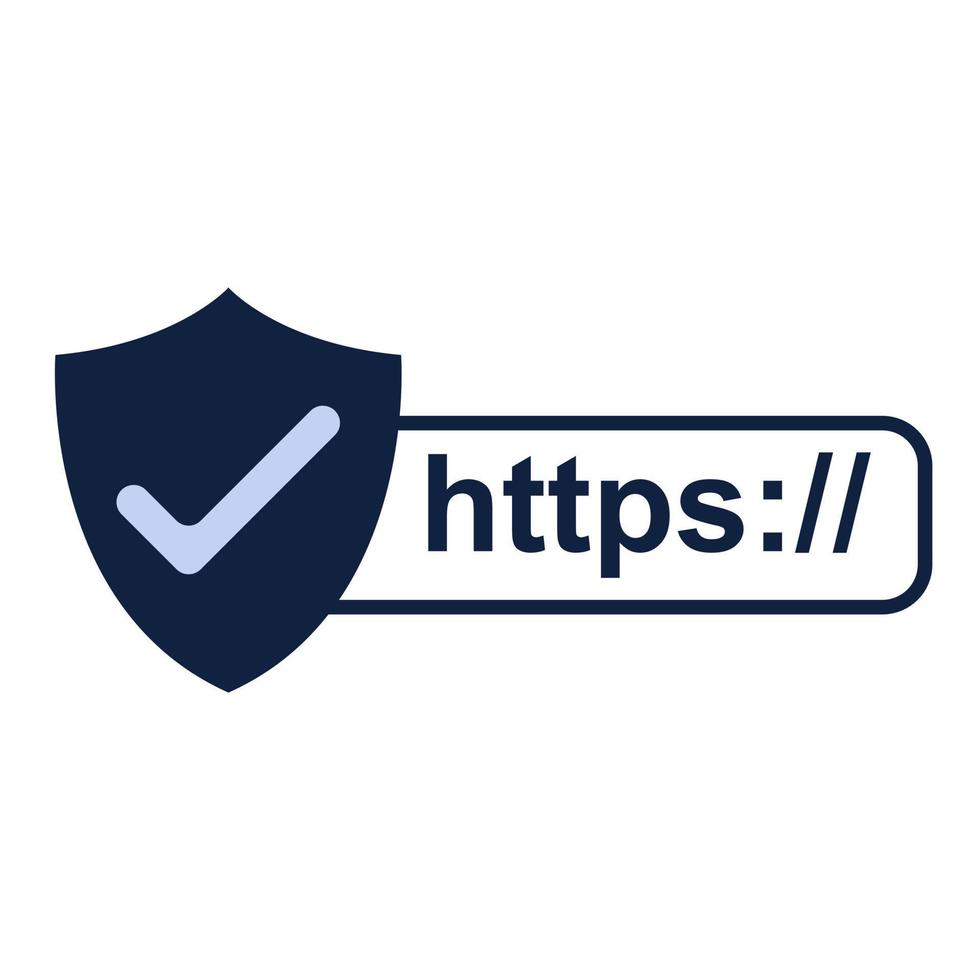 Secure ssl encryption or ssl secure protection symbol. Lock guard