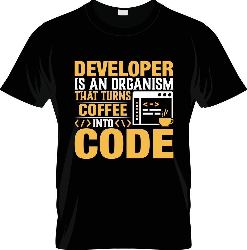 diseño de camisetas de desarrollador de software, eslogan de camiseta de desarrollador de software y diseño de ropa, tipografía de desarrollador de software, vector de desarrollador de software, ilustración de desarrollador de software