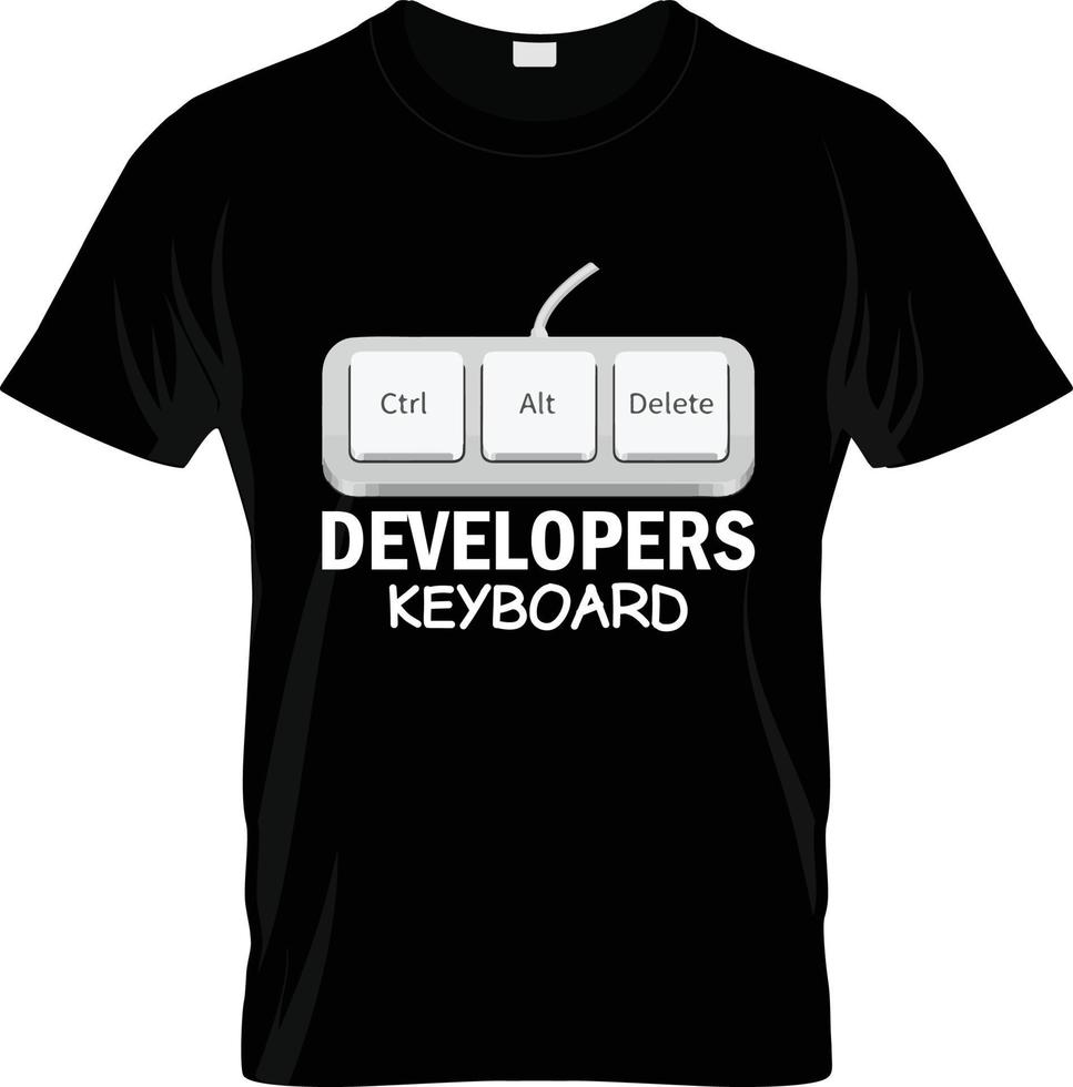 diseño de camisetas de desarrollador de software, eslogan de camiseta de desarrollador de software y diseño de ropa, tipografía de desarrollador de software, vector de desarrollador de software, ilustración de desarrollador de software