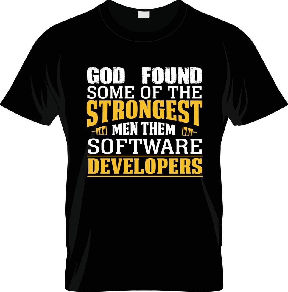 diseño de camisetas de desarrollador de software, eslogan de camiseta de desarrollador de software y diseño de ropa, tipografía de desarrollador de software, vector de desarrollador de software, ilustración de desarrollador de software