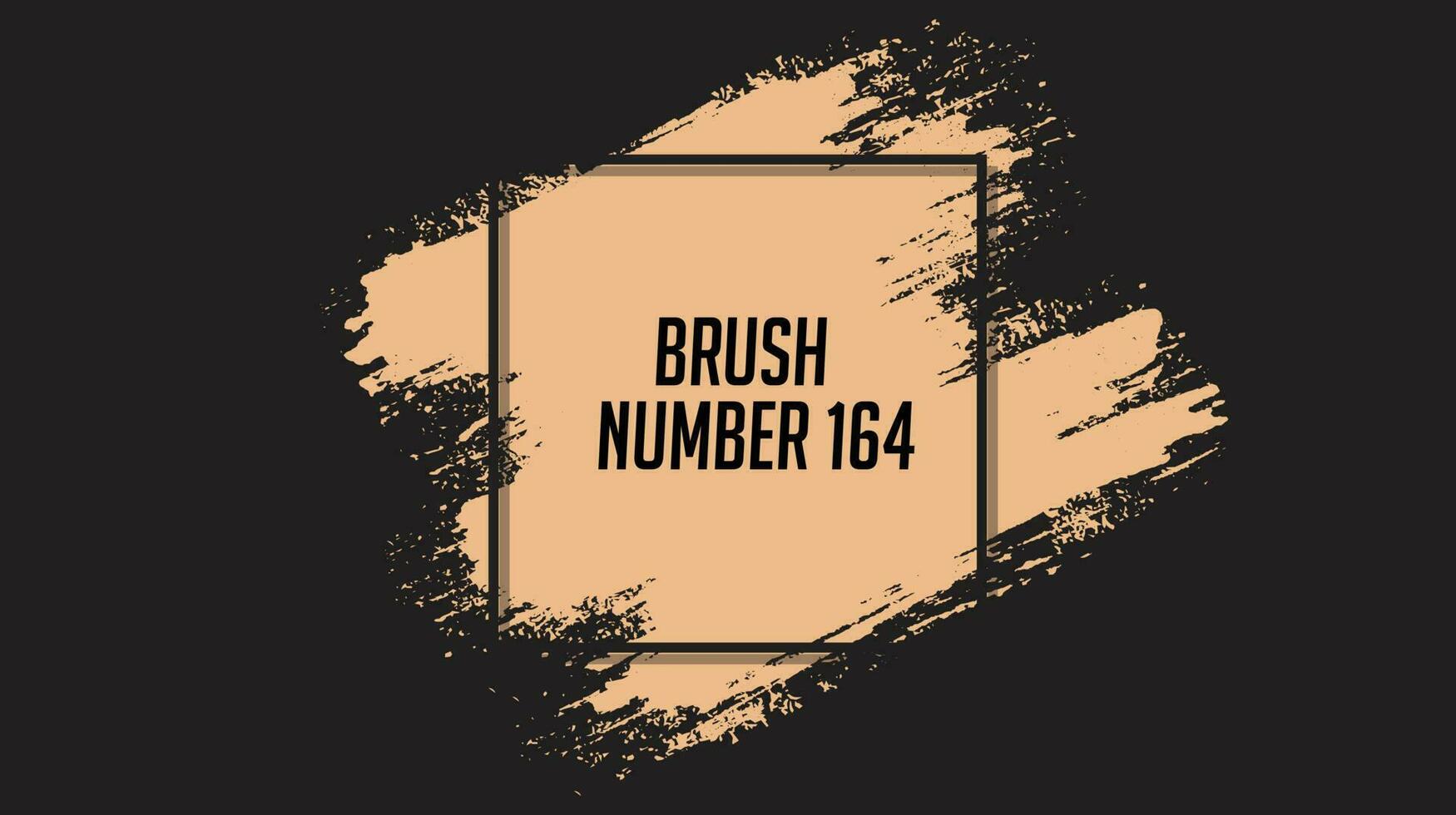 Grunge brush stroke wheat color banner template vector