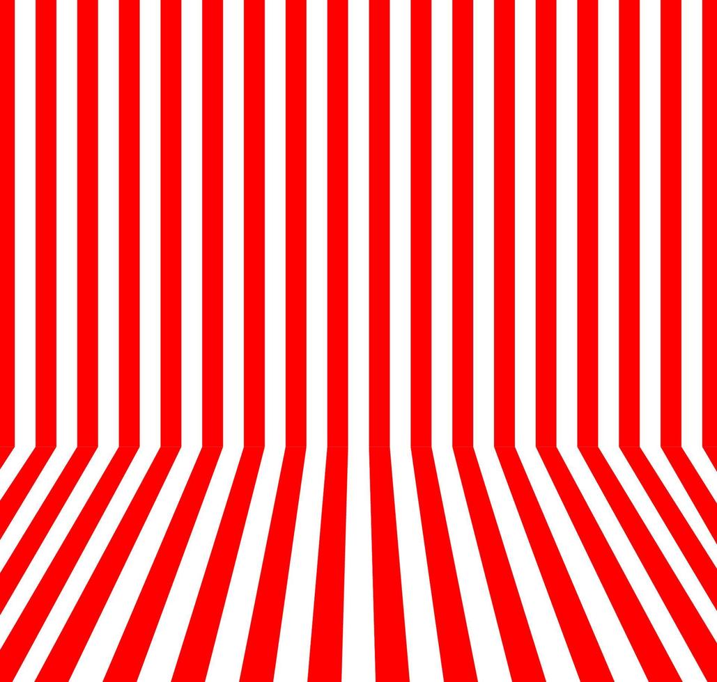 Backdrop and background of red and white lines vector