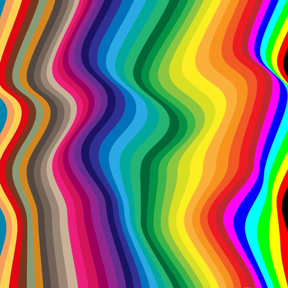 líneas de colores ondas fondo especial vector