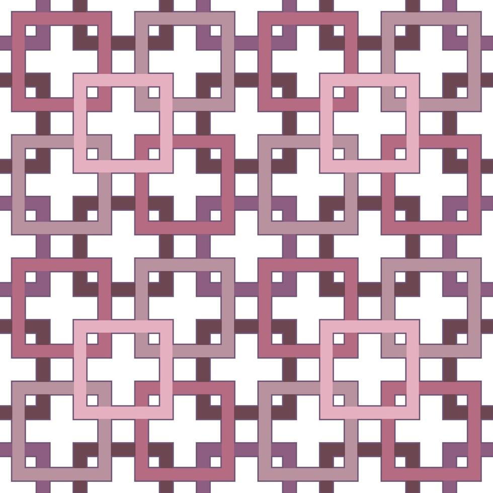 Square pattern background retro colors vector