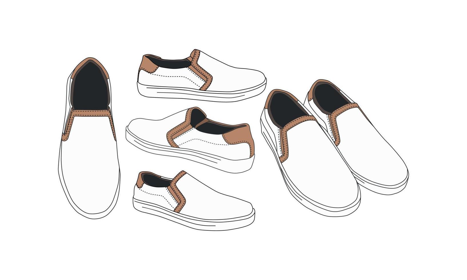 vector de ilustración de zapato