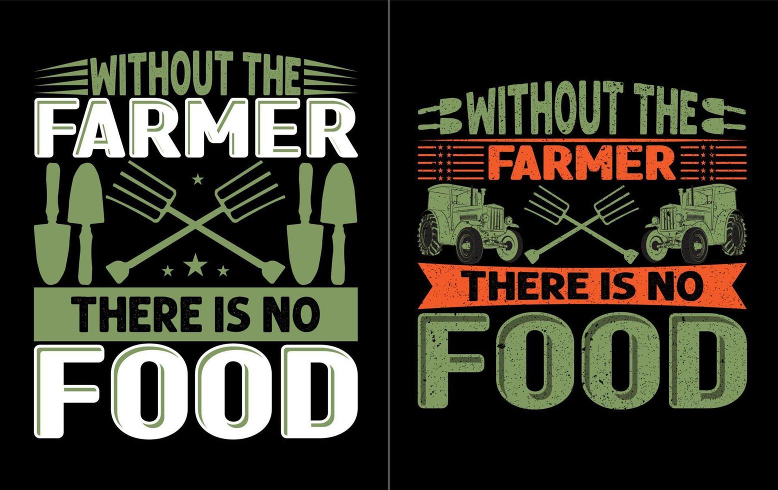 agriculture Farming T-shirt Design Bundle, Farmer Motivational T-shirt Design Set vector